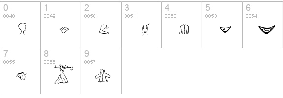 Symbolico 2 DB numbers 0-9 preview