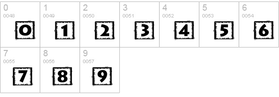 Taco Box numbers 0-9 preview