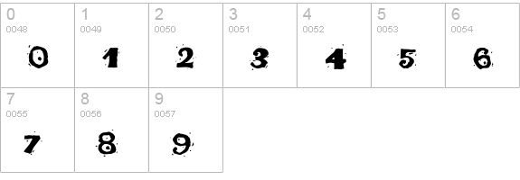 TacoFestiva numbers 0-9 preview