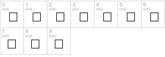 Talk Regular numbers 0-9 preview
