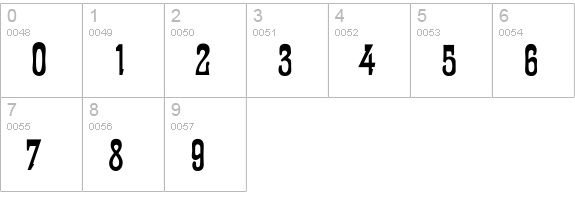 Tambourin numbers 0-9 preview