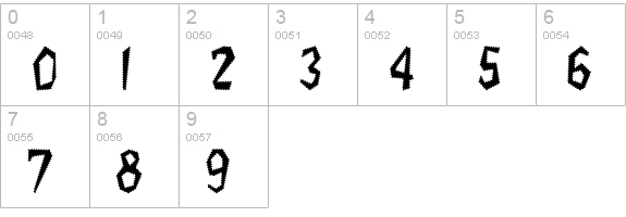 Tappys numbers 0-9 preview