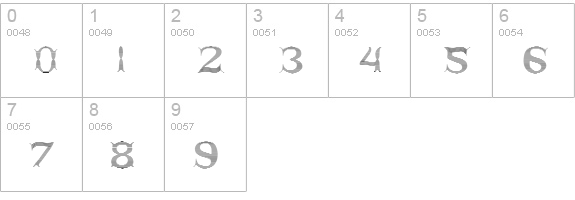 Taqueria Open Fill Lines numbers 0-9 preview