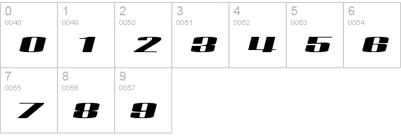 Taskeksem inflamerat numbers 0-9 preview