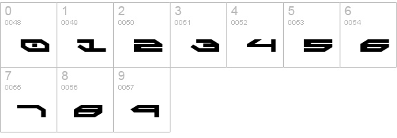 Taskforce numbers 0-9 preview