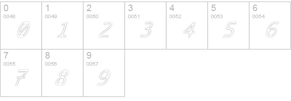 TECHNOIRE-Offline numbers 0-9 preview