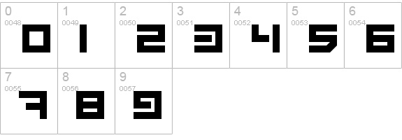 Technomicon
 numbers 0-9 preview