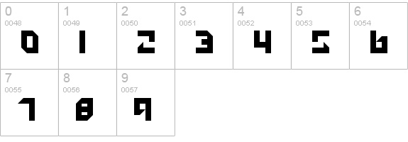Technotot
 numbers 0-9 preview