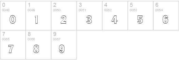 TenkoPleuelstange numbers 0-9 preview