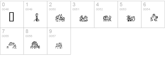 TequilaHill numbers 0-9 preview