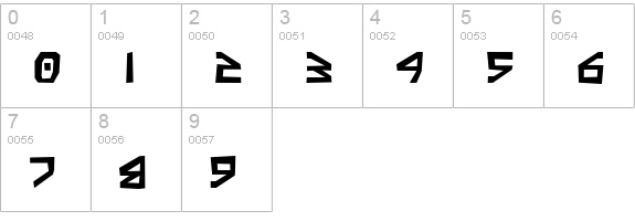 Terra Firma Rough numbers 0-9 preview