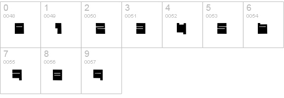 testi numbers 0-9 preview
