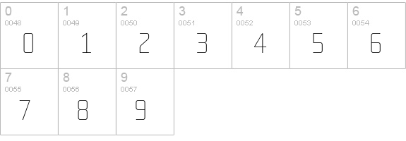 Teuton Weiss numbers 0-9 preview