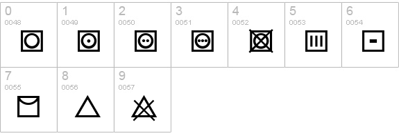Textile LH Pi Two numbers 0-9 preview