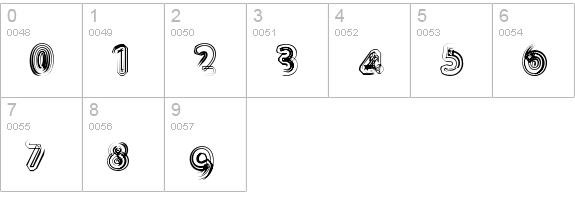 TH3 MACHINE numbers 0-9 preview
