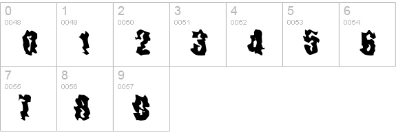 The Drips numbers 0-9 preview