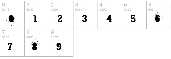 The Great Thunder numbers 0-9 preview