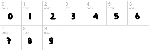 THE JACK MARRON numbers 0-9 preview