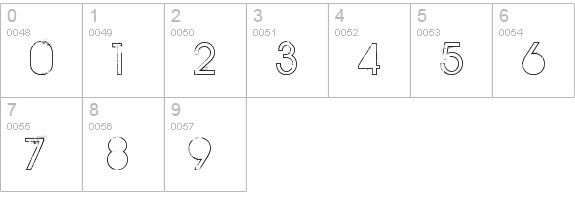 THE MAPLE ORIGINS numbers 0-9 preview