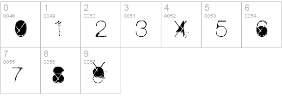 the Poison numbers 0-9 preview