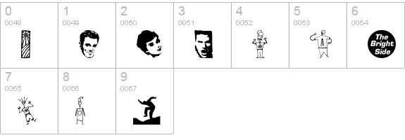 TheBrightSide numbers 0-9 preview