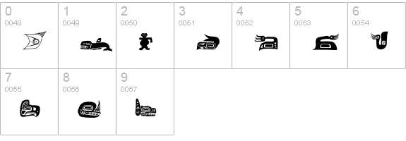 Thing numbers 0-9 preview