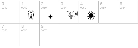 ThingbatOne numbers 0-9 preview