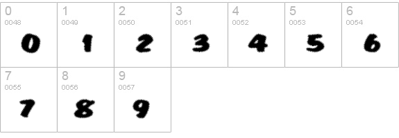 Tiffy numbers 0-9 preview