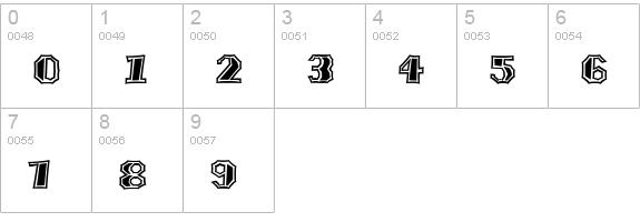 Tiki Tooka BV numbers 0-9 preview