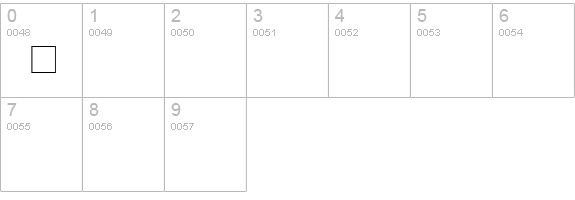 Tilez numbers 0-9 preview