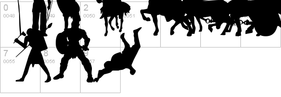 Time Warriors numbers 0-9 preview