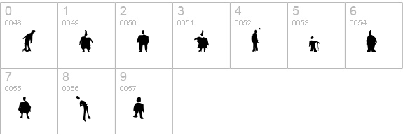Tiparracus numbers 0-9 preview