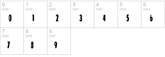 Tofu numbers 0-9 preview