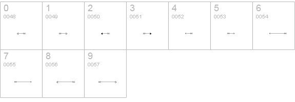 Tolyer X Element numbers 0-9 preview