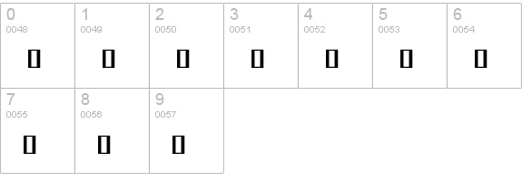 ToneDeaf BB numbers 0-9 preview