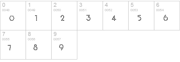 Tootlebug numbers 0-9 preview