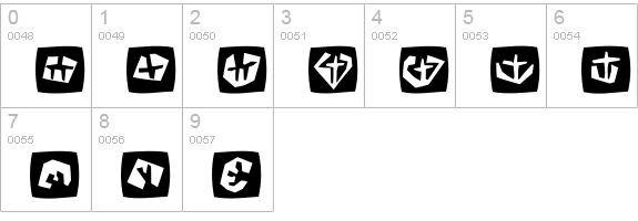 TotalFloral numbers 0-9 preview