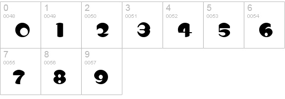 Totem numbers 0-9 preview