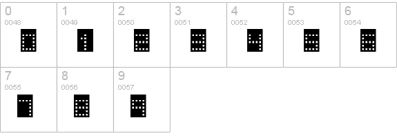 Tower Block
 numbers 0-9 preview