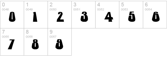 towering numbers 0-9 preview