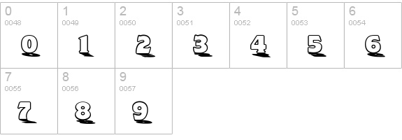 Toyland NF numbers 0-9 preview