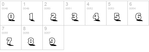 Toyland-OutlineA numbers 0-9 preview