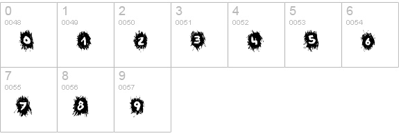TPF Krikkel Krakkel numbers 0-9 preview