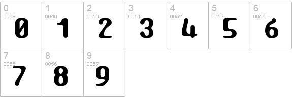 TRAGIC (BRK) numbers 0-9 preview