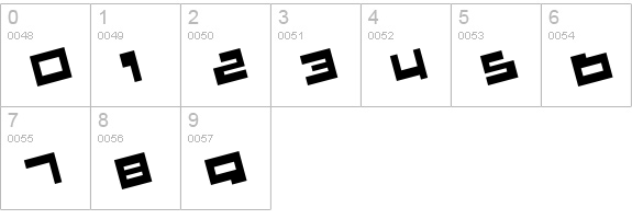 Trajia Rotate numbers 0-9 preview