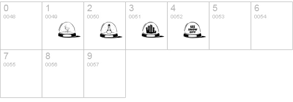 Traveler numbers 0-9 preview