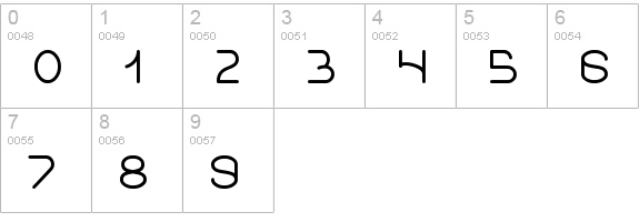 Trees Of Happiness numbers 0-9 preview