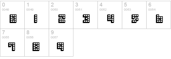 Trick 3D numbers 0-9 preview