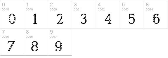 Triforce numbers 0-9 preview