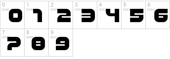Trip Trap Regular numbers 0-9 preview